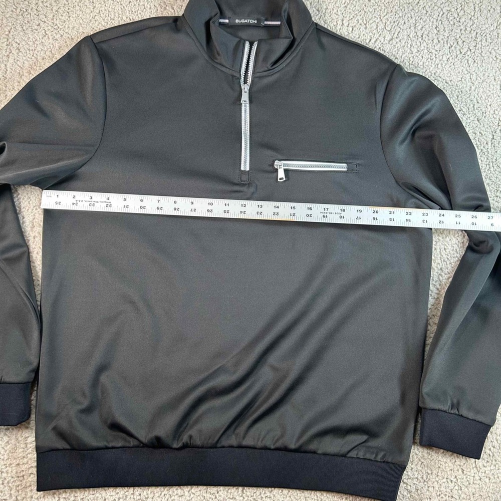 Bugatchi Quarter Zip Pullover Track Jacket Mens X… - image 8
